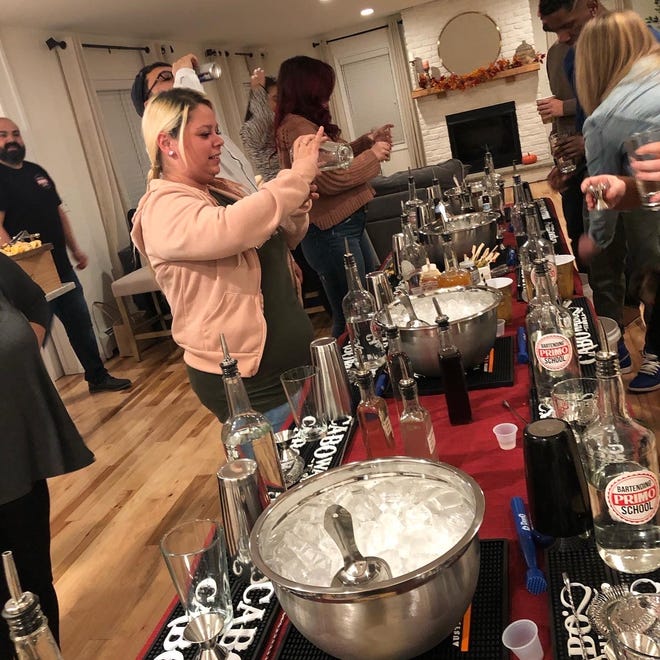 Party with Primo had party guests whipping up martinis at a recent event. [Courtesy photo]