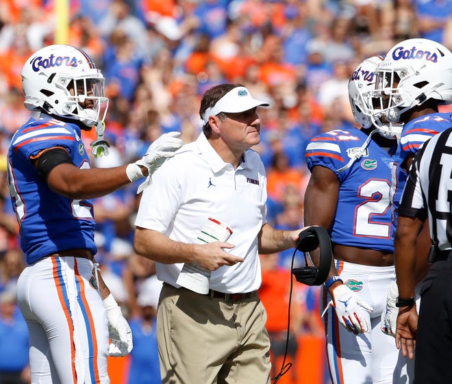 Florida players have bought in to coach Dan Mullen’s message and plan to close out the regular season in a big way Saturday at Ben Hill Griffin Stadium. [Brad McClenny/Staff photographer]