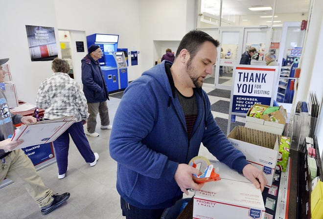 The U.S. Postal Service expects to deliver nearly 200 million packages per week during its busiest two weeks in December, which also should draw crowds to the Erie General Mail Facility on East 38th Street in Erie. [FILE PHOTO/ERIE TIMES-NEWS]