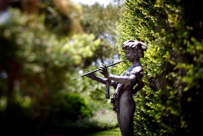 Established in 1994 by The Preservation Foundation of Palm Beach, Pan's Garden takes its name from the bronze statue of Pan of Rohallion that graces the garden's entrance pool.