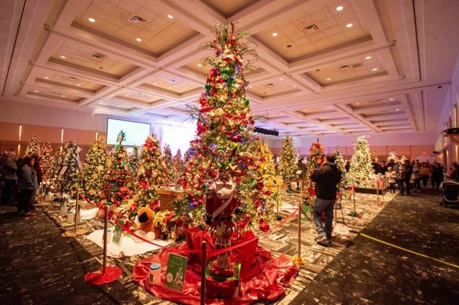 The 35th annual Saint Vincent Festival of Trees ran Friday through Sunday at the Bayfront Convention Center in Erie. [MIKE CONWAY PHOTOGRAPHY/For the Erie Times-NEws]