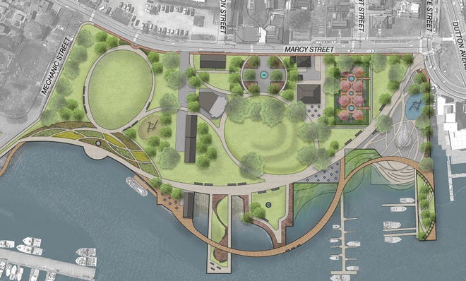 The Portsmouth City Council approved a new master plan for Prescott Park in January 2017. [City of Portsmouth courtesy image]