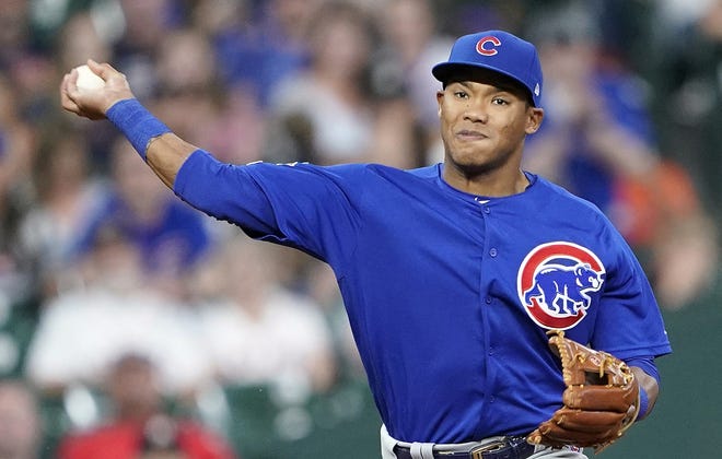 The Chicago Cubs did not offer a 2020 contract to Addison Russell on Monday, making the 2016 All-Star a free agent one year after he was suspended for violating Major League Baseball's domestic violence policy. [DAVID J. PHILLIP/FILE, THE ASSOCIATED PRESS]