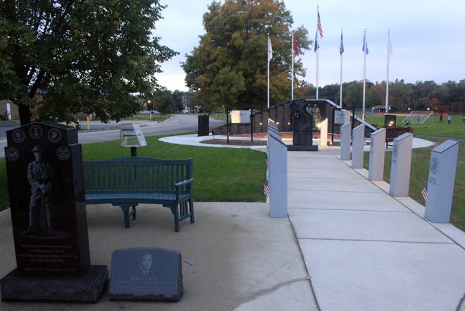 The Denny Craycraft Veterans Freedom Park in Belding. [SENTINEL FILE]
