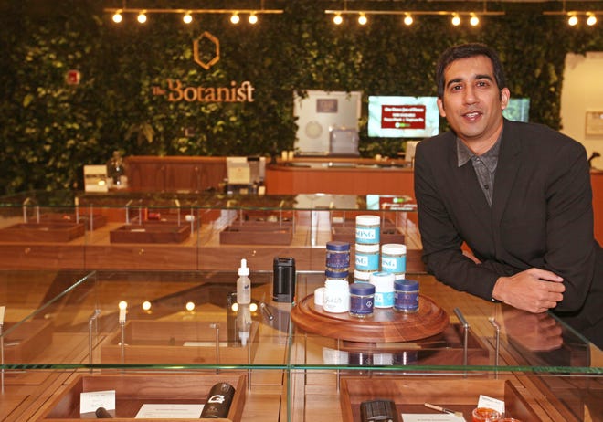 Rony Sinharoy, the designated representative at The Botanist, said he hopes the information pharmacy students collect from medical marijuana patients provides a starting point for more comprehensive research. [Doral Chenoweth III/Dispatch]