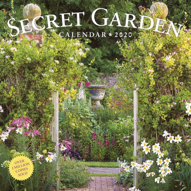 The Secret Garden Wall Calendar showcases memorable mini-landscapes. [Workman]