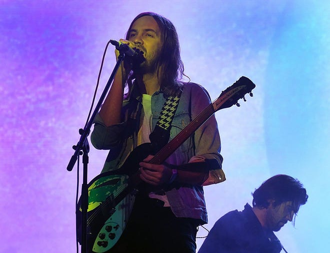 Kevin Parker, frontman for Tame Impala perfoms on the Honda stage Friday October 11, 2019 during the second weekend of ACL Fest in Austin, TX. [NELL CARROLL/AMERICAN-STATESMAN]