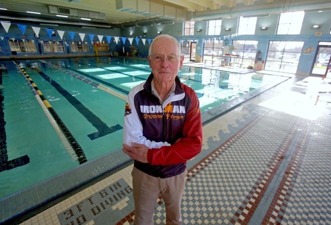 Curtis Farmer, 76, contributes his success with Ironman races to his never-quit attitude. [Brittany Randolph/The Star]