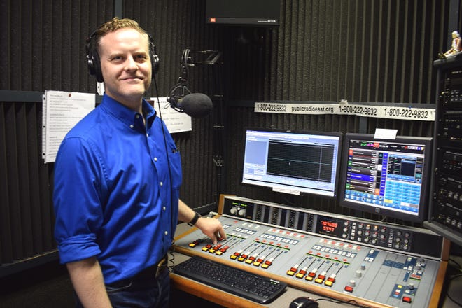 Ben Donnelly, general manager of Public Radio East since Aug. 2018, brings over two decades of public radio experience to the network, as well as familiarity with the inner workings of operation on a college campus. [Holly Desrosier]