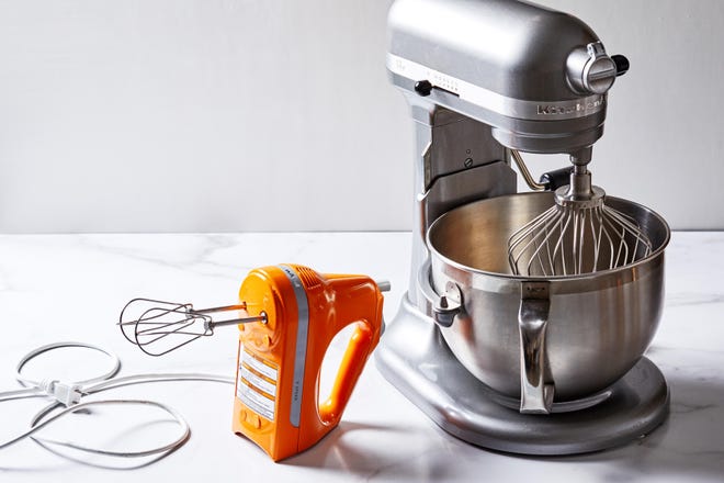 A hand mixer can do just about everything a stand mixer can, with a few caveats and adjustments. [STACY ZARIN GOLDBERG/FOR THE WASHINGTON POST]