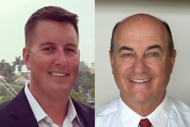 Cameron May (at left) will run against Wayne Posner (at right) for a seat on Jupiter’s Town Council this March. [PHOTOS PROVIDED]