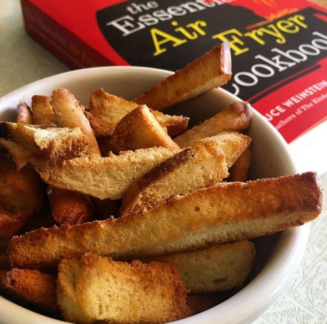 Air fryers have become popular for their ability to quickly cook and crisp food. You can easily make vegetables, meatballs, chicken wings and fries, as well as snacks, like these bagel crisps. [Addie Broyles / American-Statesman]