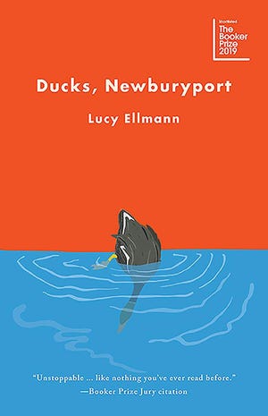 Lucy Ellmann's "Ducks, Newburyport." (Biblioasis / Amazon / TNS)