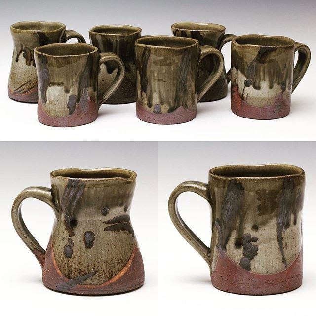 Fresh wood-fired pots will be in the gallery at Studio Touya’s open house Saturday. [Contributed photo].