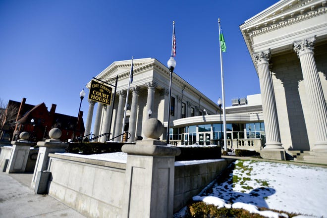 This is a file photo of the Erie County Courthouse. [FILE PHOTO/ERIE TIMES-NEWS]