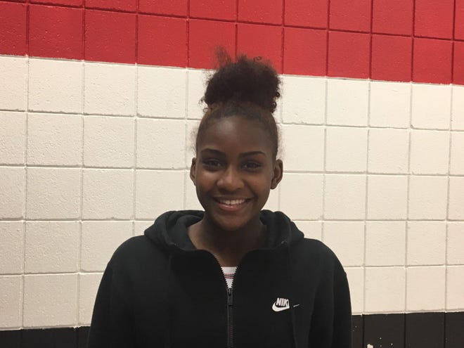 New Bern’s Journee McDaniel is this week’s Female Athlete of the Week. McDaniel plays basketball, soccer and volleyball for the Bears. [JORDAN HONEYCUTT / SUN JOURNAL STAFF]