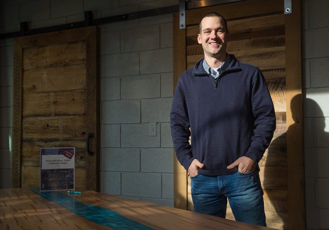 Brian Frieze is the owner of Sangamon Reclaimed, a barn salvage and furniture company. [Ted Schurter/The State Journal-Register]