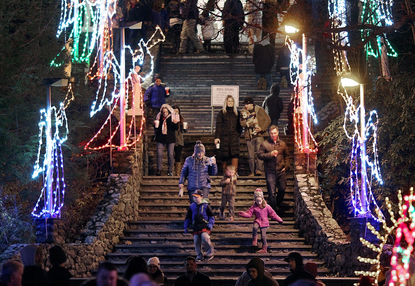 2016: National Shrine of Our Lady La Salette opens for the holiday season. [The Providence Journal, file / Glenn Osmundson]