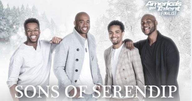 "America's Got Talent" finalist Sons of Serendip will perform at a free concert at B.M.C. Durfee High School on Saturday, Dec. 21. Tickets are required. [Courtesy photo]