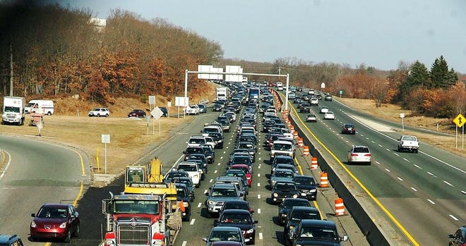 Route 24 in Southeastern Massachusetts is one of the state's most congested --- and dangerous --- highways. [HERALD NEWS/File]