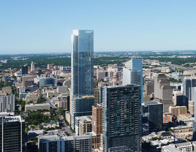 Ryan Companies plans to build a 60-story tower with approximately 363 apartments, along with office and retail space, at West Sixth and Guadalupe streets. Ryan Companies is targeting a late 2020 start date and mid 2023 completion. [Page]