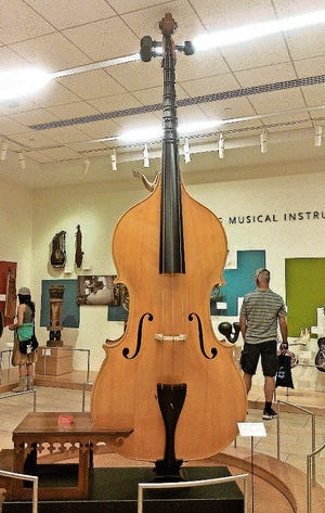 A large double bass at the Musical Instrument Museum in Phoenix. [CR RAE]