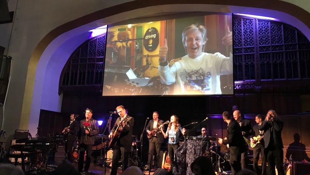 Paul McCartney introduced Sgt. Peppercorn's Marathon. Here's how it