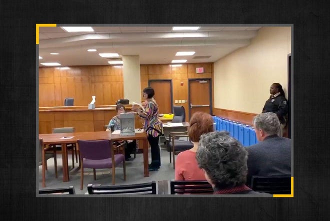 Midland officials found in a missing box from the November 2019 election containing over 800 ballots. [NewsWest 9 screenshot]