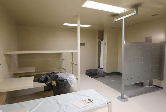 This 2015 file photo shows the Waller County Jail cell in Hempstead, where Sandra Bland was found dead. [The Associated Press]