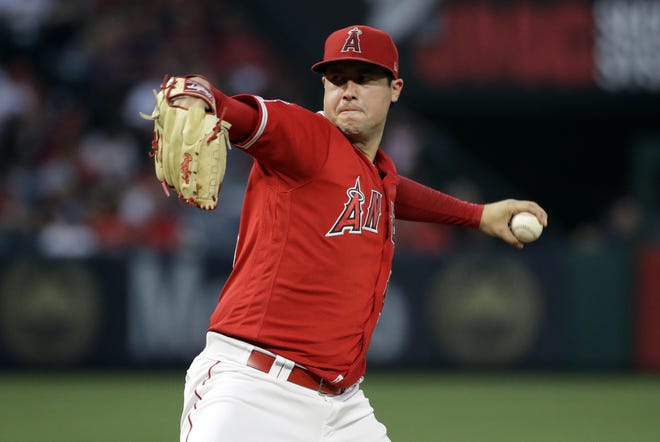 Los Angeles Angels pitcher Tyler Skaggs was found dead in his hotel room in the Dallas area July 1 before the start of a series against the Texas. A medical examiner's office said the 27-year-old died after choking on his vomit with a toxic mix of alcohol and the painkillers fentanyl and oxycodone in his body. [AP FILE}