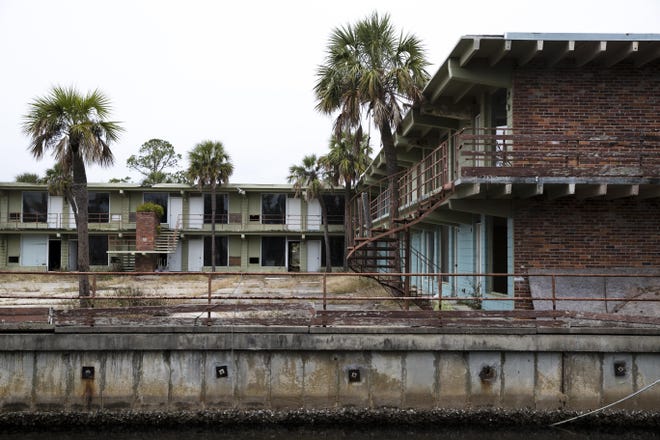 The Cabana Motel sits vacant in St. Andrews on Thursday, December 12, 2019. The motel has had a tumultuous few years, with plans to tear it down and to renovate it being proposed. [JOSHUA BOUCHER/THE NEWS HERALD]