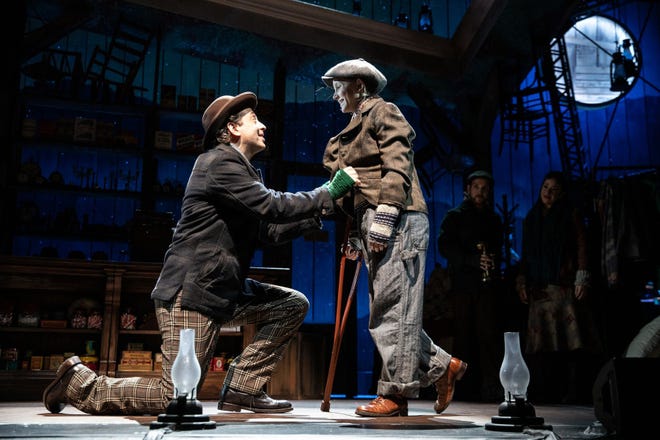 Seacoast actor and musical performer Billy Butler is playing the roles of Bob Cratchit and Jacob Marley in Dolly Parton's "Smoke Mountain Christmas Carol" playing at the Emerson Colonial Theater in Boston through Dec. 29. [Courtesy photo]