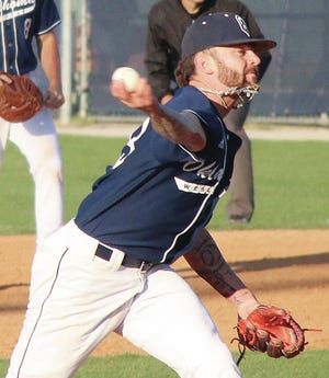Michael Anderson returns as the ace pitcher for the Oklahoma Wesleyan University baseball team, which has been voted to repeat as the Kansas Collegiate Athletic Conference regular season champions. Mike Tupa/Examiner-Enterprise
