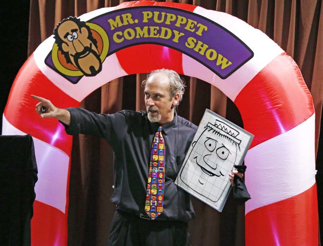 Bob Abdou as “Mr. Puppet,” who will perform at First Night Columbus [Fred Squillante/Dispatch]