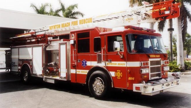 A Boynton Beach Fire Rescue truck. [POST FILE/palmbeachpost.com]