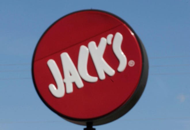 A Jack's restaurant sign. [Photo/File/Gadsden Times]