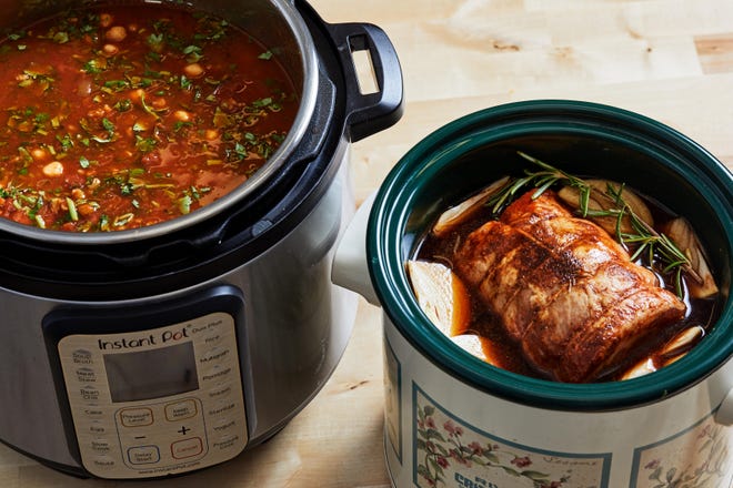 Take a look at your cooking style, then decide if a slow cookers or multicookers is right for you. (The Washington Post/Stacy Zarin Goldberg)