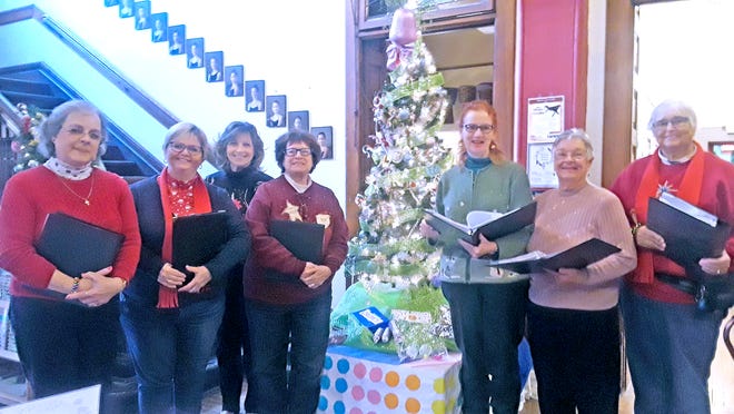 The Wayne County Choral Union's Women of Wayne — from left, Sandy Sheets, Karen Marks, Sherry Crumley, Janie Terwilliger, Katrina Cornish, Carol Remington and Mary Fry — get ready to welcome new and returning singers as the organization begins its new session on Tuesday, Jan. 7 at Wooster United Methodist Church. Registration is at 6 p.m. with rehearsal from 6:30 to 8:30 p.m. The Choral Union meets each Tuesday from 6:30 to 8;30 p.m. Singers are able to attend three rehearsals before deciding to join. For more info see the group’s website or call 330-465-1052.