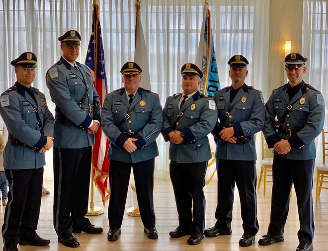 MIddletown police announced a series of recent promotions within their ranks. [MIDDLETOWN POLICE PHOTO]