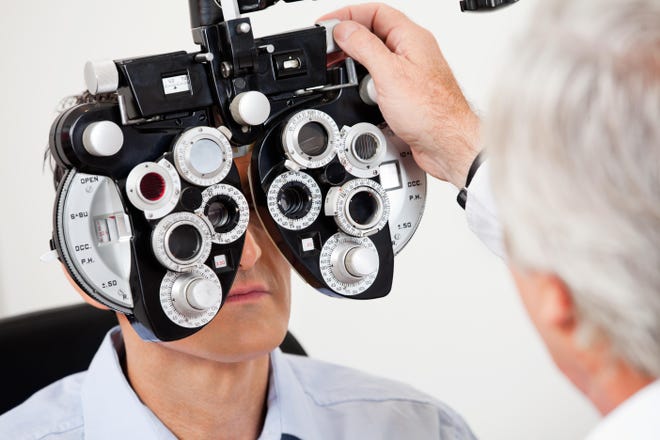 Experts recommend an annual eye exam not only to maintain good vision, but to help with the early discovery and diagnosis of eye diseases and other ailments. [SHUTTERSTOCK]