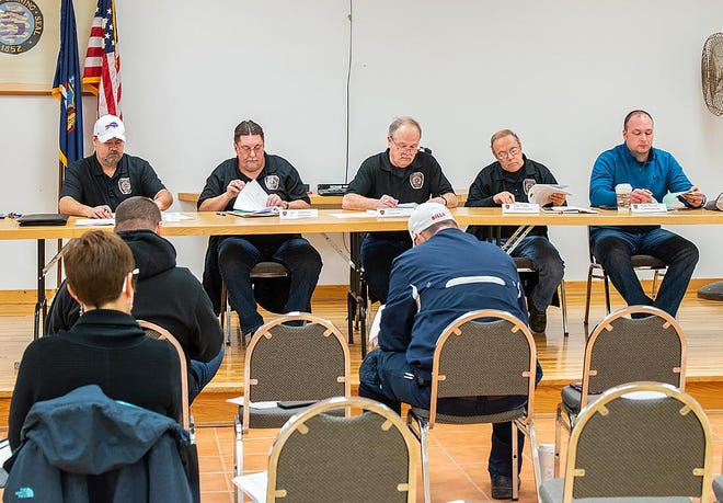 The Corning Joint Fire District Board of Commissioners held their first officials meeting of 2020 Wednesday at the Corning Town Hall. [James Post/The Leader]