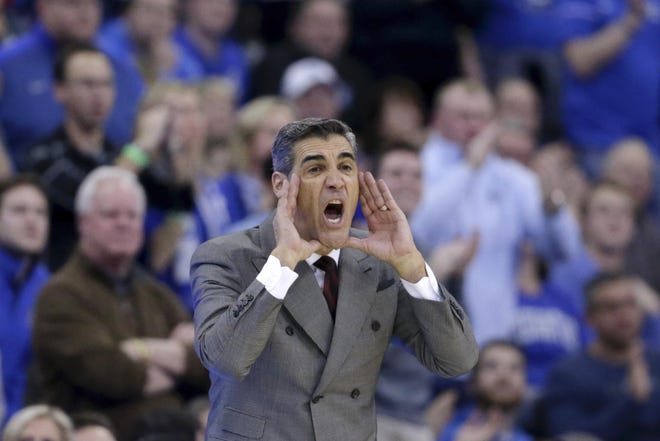 Villanova coach Jay Wright has compiled a 174-29 record over the past 5 1/2 seasons, winning two NCAA Tournaments during that span. [NATI HARNIK / ASSOCIATED PRESS]