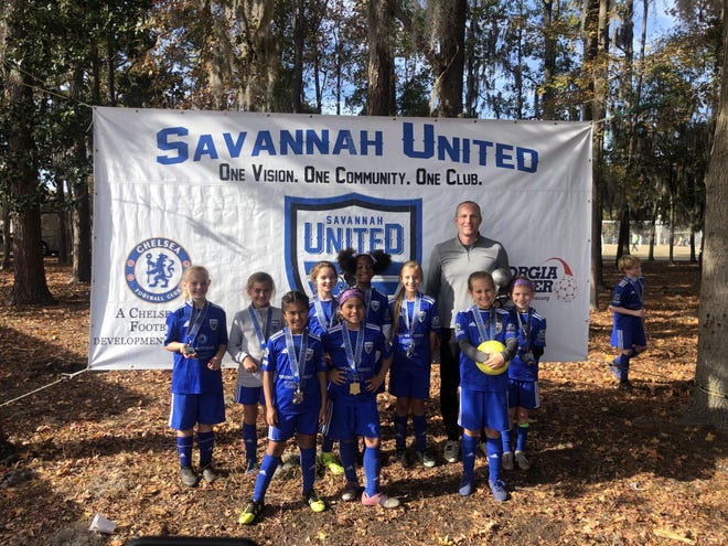The Savannah United Under-10 Premier soccer team went 4-0 and won the Blue Division championship of the Savannah United Finale tournament last month. [JAMIE LINSTROTH]