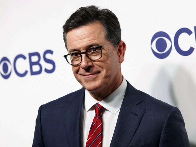 Stephen Colbert, seen here in New York in 2018, has been added to the South by Southwest featured speakers lineup. [Andy Kropa/Invision/AP, File]