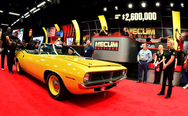 Mecum Auctions offer collector cars and much more at its auctions, which usually run from two to 10 days and are available to view live on YouTube. You can register to bid by phone or online so you don’t have to be there in person. Many of the cars sold are no reserve and never make it to the major televised shows, offering excellent values. Barrett-Jackson is similar. [Mecum Auctions]