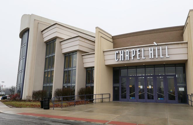 The owner of Chapel Hill Mall is facing a foreclosure action by Summit County as well as a lawsuit alleging it owes $195,000 in unpaid electric bills. [Mike Cardew/Beacon Journal file photo]