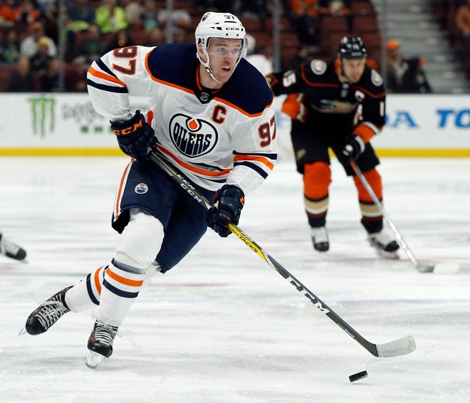 Edmonton Oilers center Connor McDavid. [AP Photo/Alex Gallardo, File]