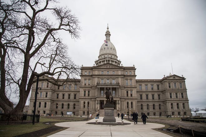 Michigan State Capitol in Lansing on Tuesday, January 23, 2018. [Gannett file]