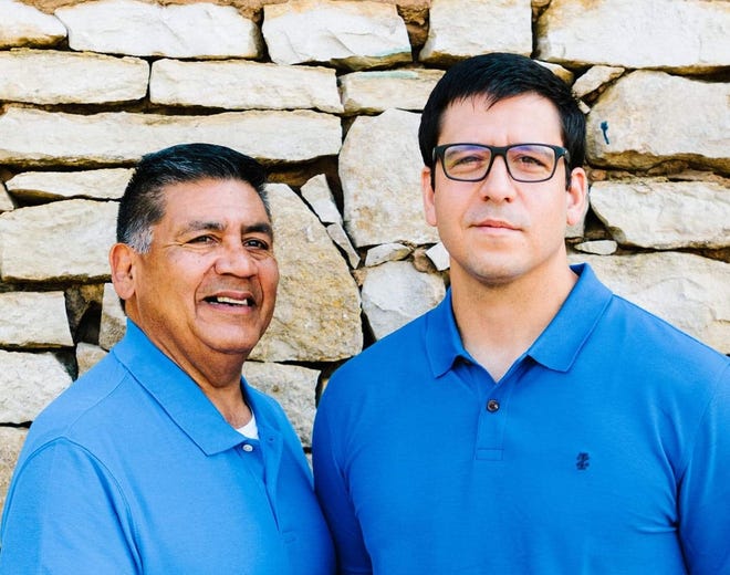 It will be a family affair in Junction City on Friday night as longtime coach Bob Gonzales (left) and his Manhattan team renew their rivalry with Junction City, now coached by Bob's son, Tyler (right). The two schools haven't wrestled a dual against each other since 2007. [Submitted]
