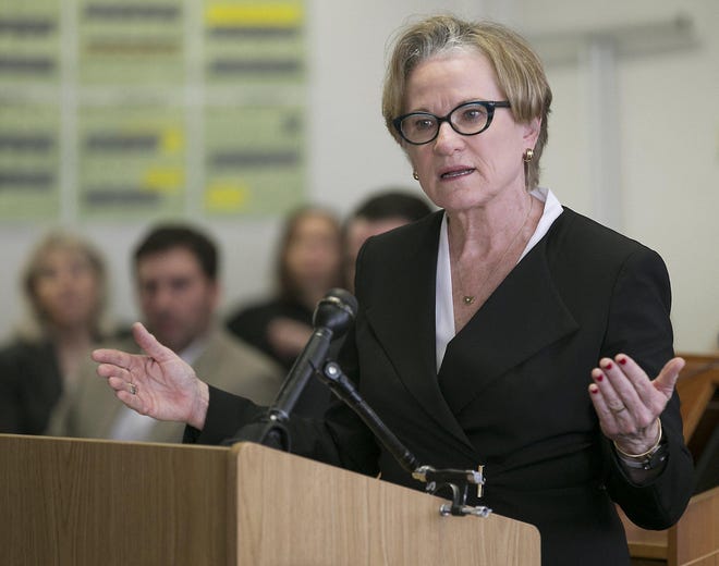 Travis County District Attorney Margaret Moore raised less money than her two opponents in the final half of 2019, but also spent more. [RALPH BARRERA/AMERICAN-STATESMAN FILE]